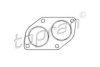 TOPRAN 201 742 Gasket, exhaust pipe
